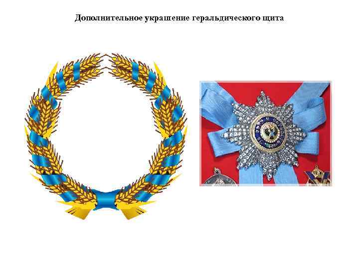 Дополнительное украшение геральдического щита 