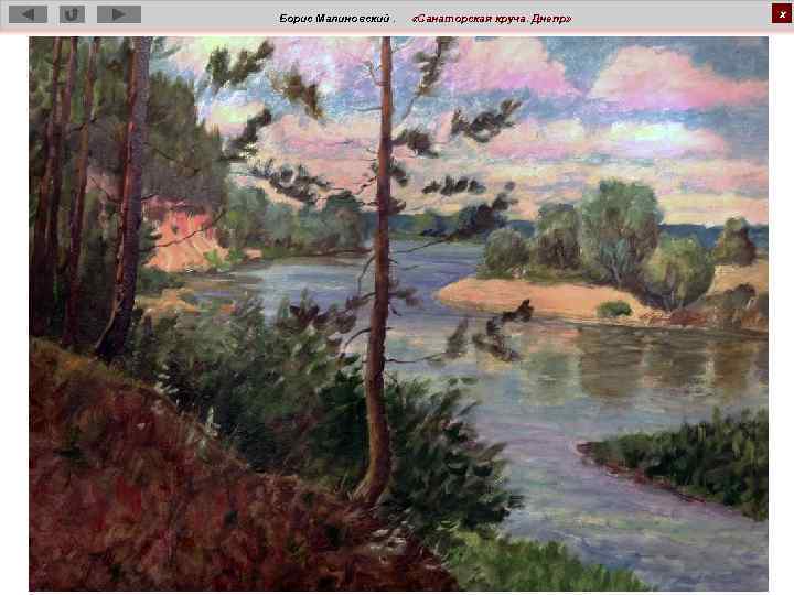 Борис Малиновский. «Санаторская круча. Днепр» х 