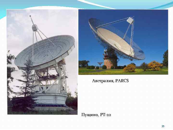 Австралия, PARCS Пущино, РТ-22 35 