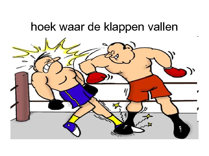 hoek waar de klappen vallen 