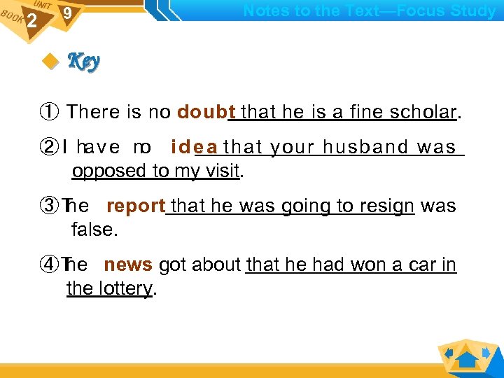 2 9 Notes to the Text—Focus Study Key ① There is no doubt that