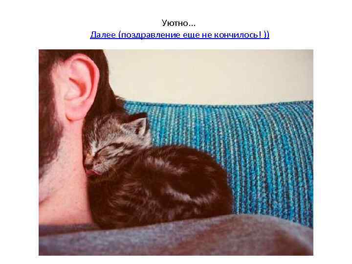 Уютно. . . Далее (поздравление еще не кончилось! )) 