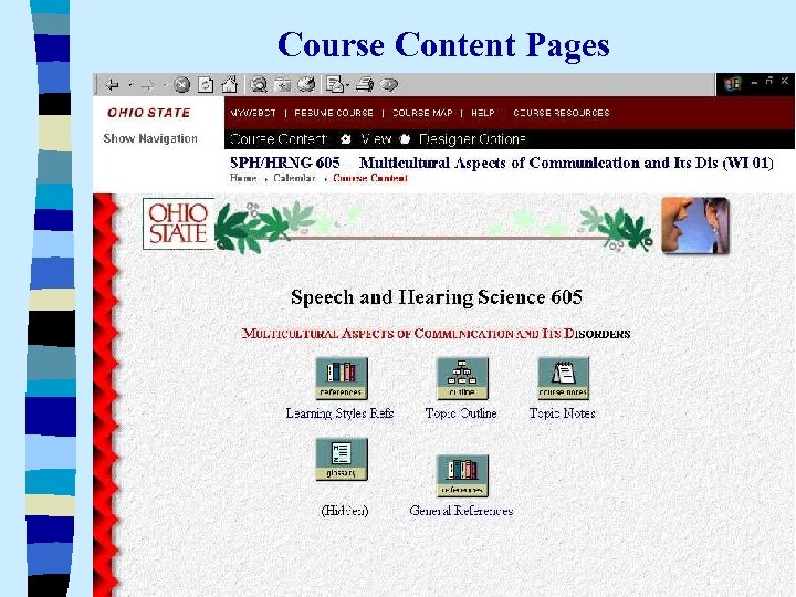 Course Content Pages 