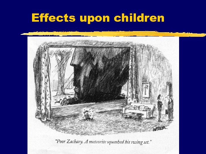 Effects upon children 