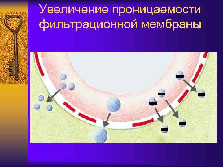 Увеличение проницаемости фильтрационной мембраны 