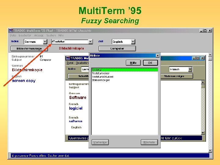 Multi. Term ’ 95 Fuzzy Searching 