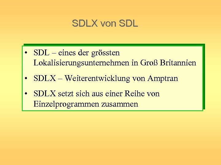 SDLX von SDL • SDL – eines der grössten Lokalisierungsunternehmen in Groß Britannien •