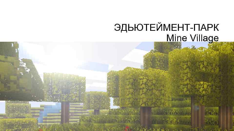 ЭДЬЮТЕЙМЕНТ-ПАРК Mine Village 