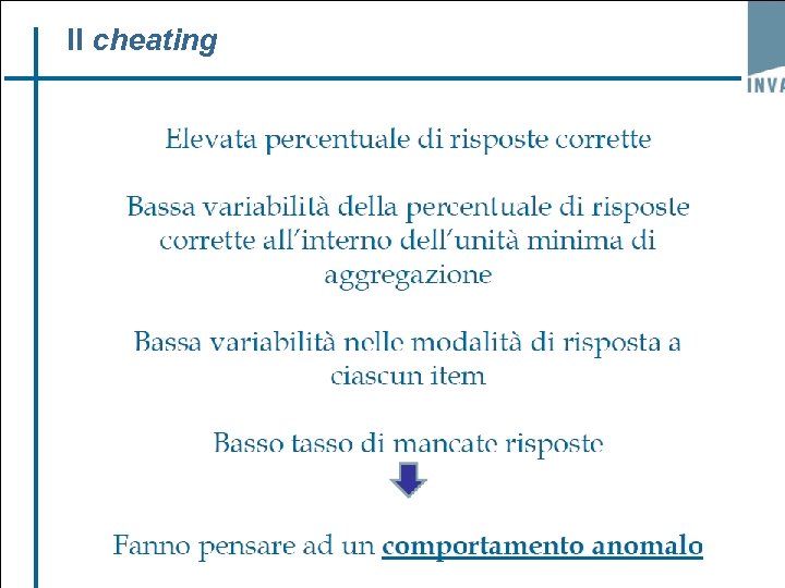 Il cheating 