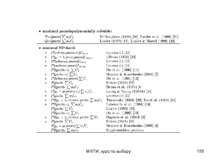 МФТИ, курс по выбору 155 