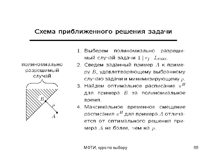 МФТИ, курс по выбору 65 