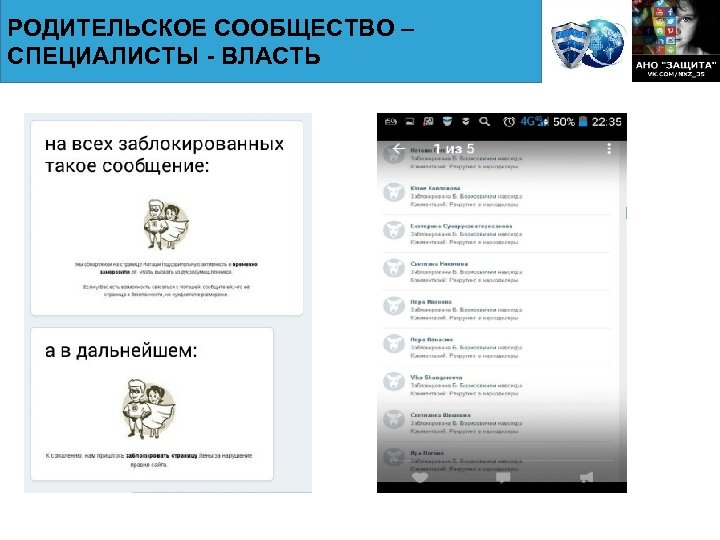 РОДИТЕЛЬСКОЕ СООБЩЕСТВО – СПЕЦИАЛИСТЫ - ВЛАСТЬ 