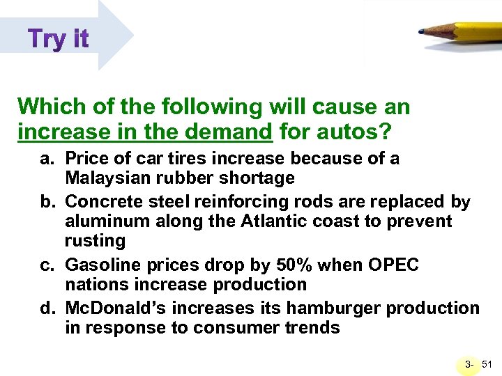 Which of the following will cause an increase in the demand for autos? a.