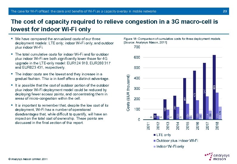 The case for Wi-Fi offload: the costs and benefits of Wi-Fi as a capacity