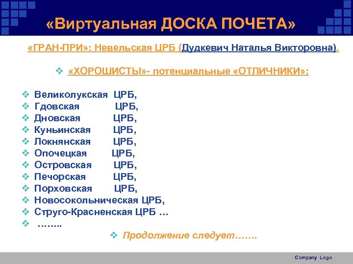  «Виртуальная ДОСКА ПОЧЕТА» «ГРАН-ПРИ» : Невельская ЦРБ (Дудкевич Наталья Викторовна). v «ХОРОШИСТЫ» -