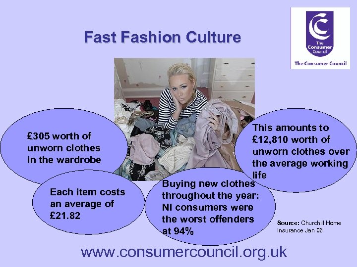 Fast Fashion Culture £ 305 worth of unworn clothes in the wardrobe Each item