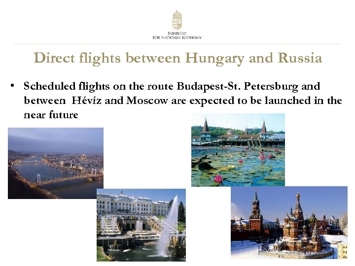 Direct flights between Hungary and Russia • Scheduled flights on the route Budapest-St. Petersburg