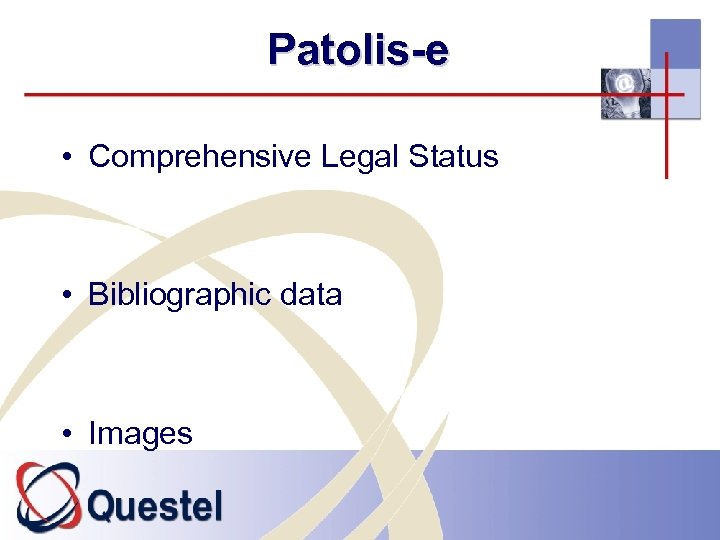Patolis-e • Comprehensive Legal Status • Bibliographic data • Images 