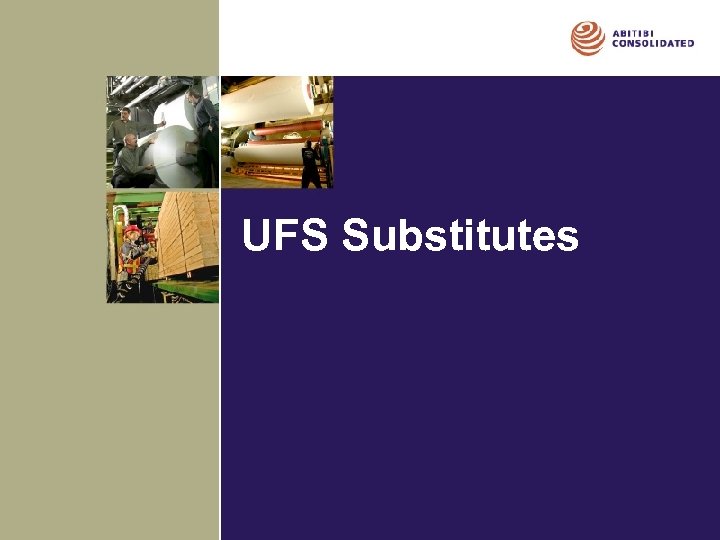 UFS Substitutes 