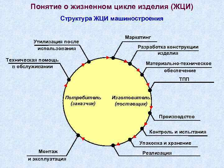 Понятие жизненного цикла изделия схема обобщенного жизненного цикла изделия