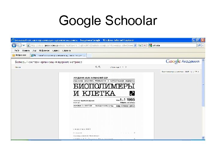 Google Schoolar 