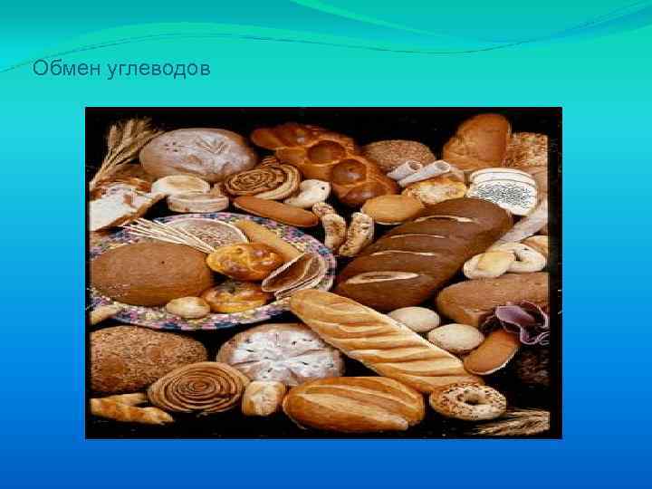 Обмен углеводов 