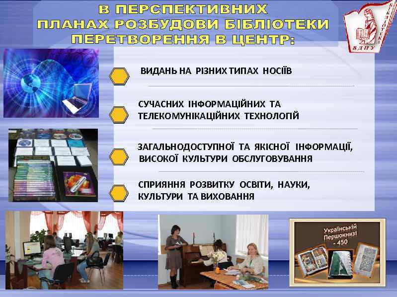ВИДАНЬ НА РІЗНИХ ТИПАХ НОСІЇВ СУЧАСНИХ ІНФОРМАЦІЙНИХ ТА ТЕЛЕКОМУНІКАЦІЙНИХ ТЕХНОЛОГІЙ ЗАГАЛЬНОДОСТУПНОЇ ТА ЯКІСНОЇ ІНФОРМАЦІЇ,
