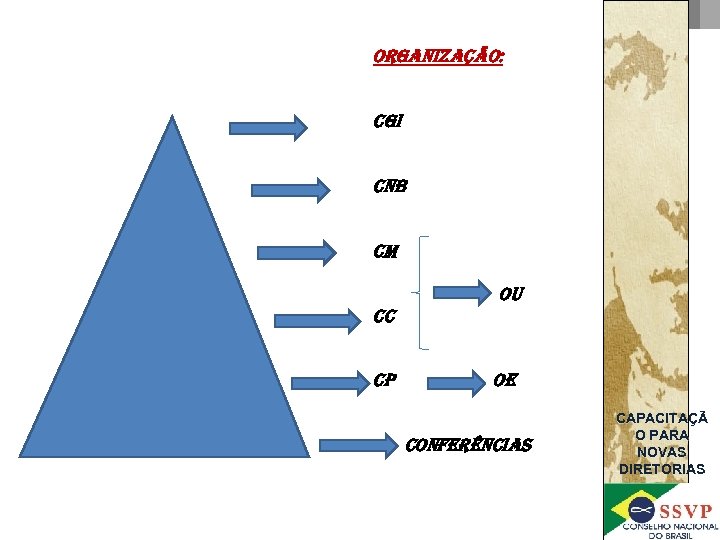 ORg. ANi. ZAÇÃO: cgi c. NB c. M OU cc c. P OE c.