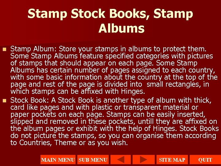 Stamp Stock Books, Stamp Albums Stamp Album: Store your stamps in albums to protect