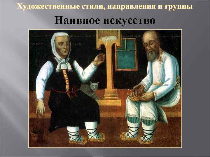 Художественные стили, направления и группы Наивное искусство 