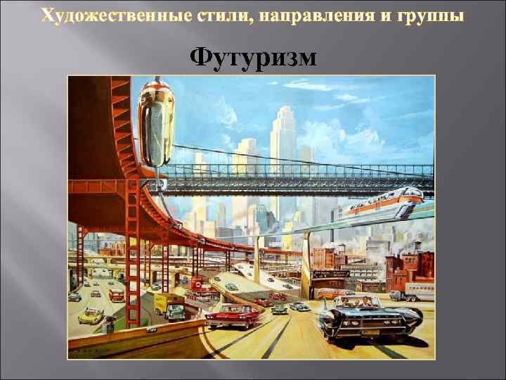 Художественные стили, направления и группы Футуризм 