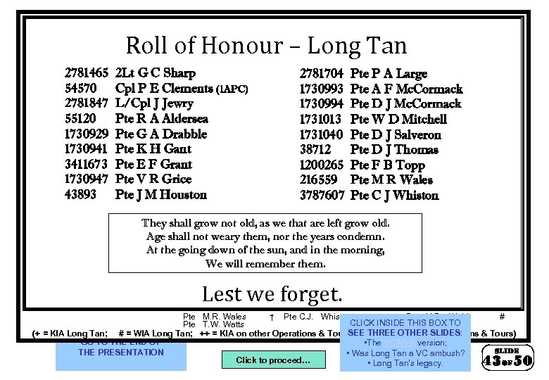 D Company, 6 RAR, manning on 18 August 1966 My Company was sent out