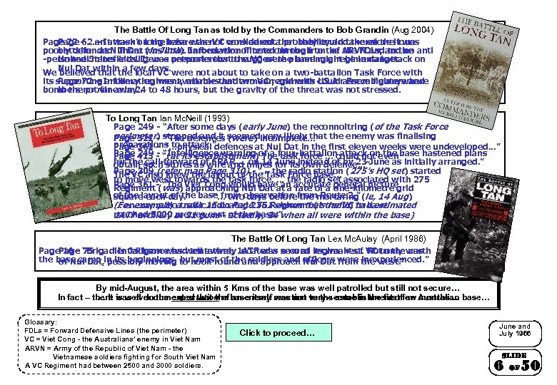 The Battle Of Long Tan as told by the Commanders to Bob Grandin (Aug