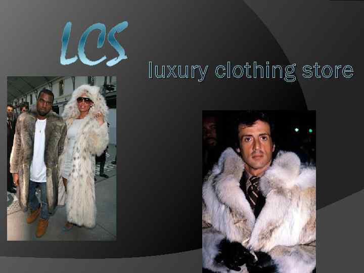 luxury clothing store 