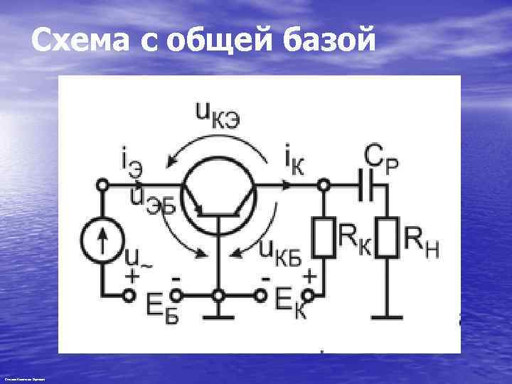 Схема с общей базой Степанов Константин Сергеевич 