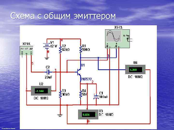 Схема с общим эмиттером Степанов Константин Сергеевич 