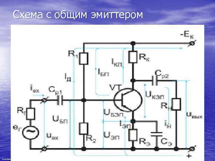 Схема с общим эмиттером Степанов Константин Сергеевич 