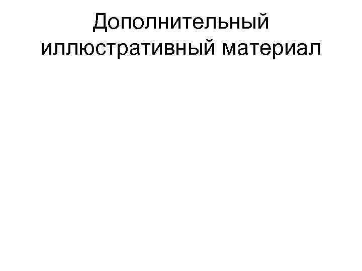 Дополнительный иллюстративный материал 