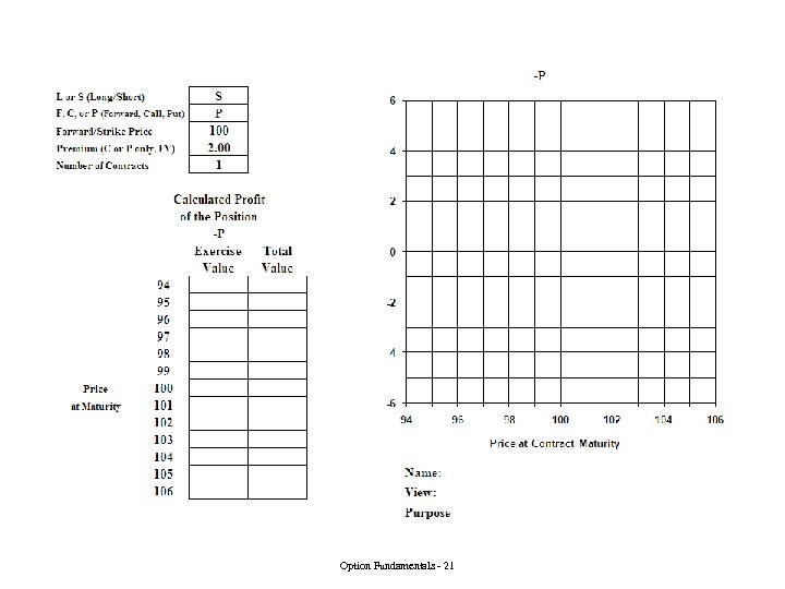 Option Fundamentals - 21 