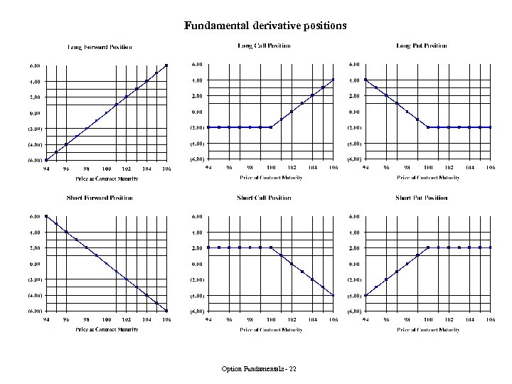 Fundamental derivative positions Option Fundamentals - 22 