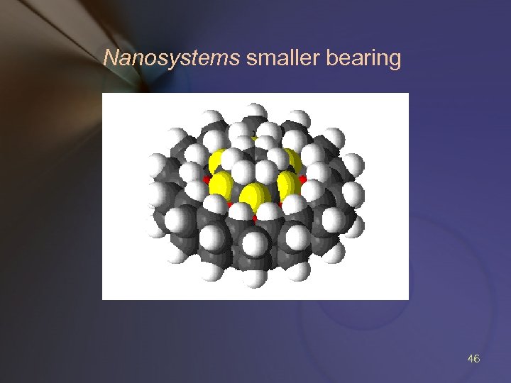 Nanosystems smaller bearing 46 