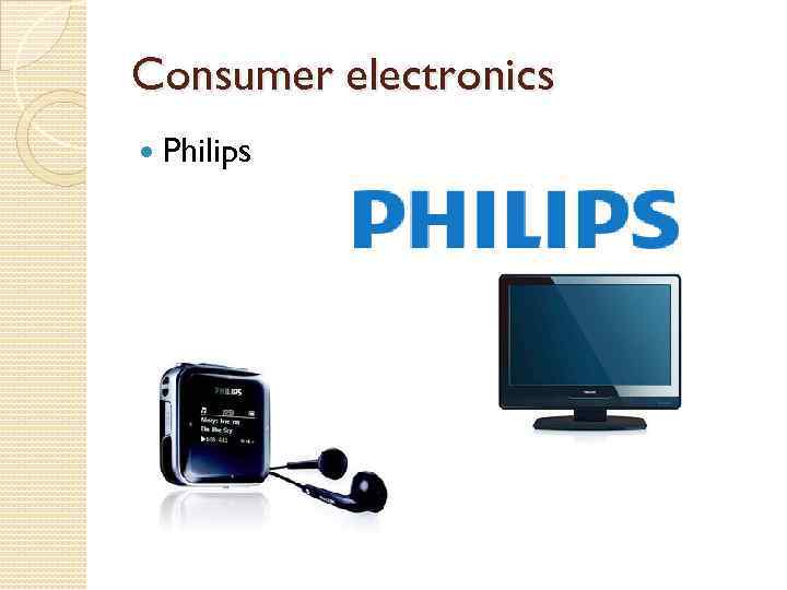 Consumer electronics Philips 