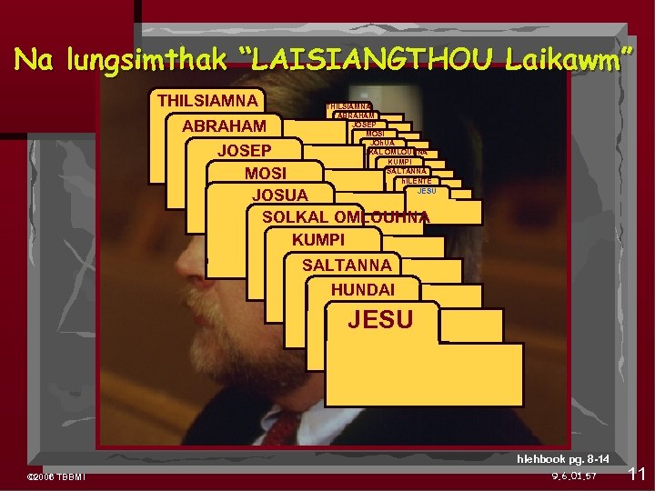 Na lungsimthak “LAISIANGTHOU Laikawm” THILSIAMNA ABRAHAM JOSEP ABRAHAM MOSI JOh. UA SOLKAL OMLOUHNA KUMPI