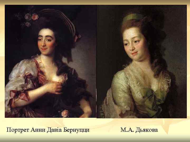 Портрет Анни Давіа Бернуцци М. А. Дьякова 