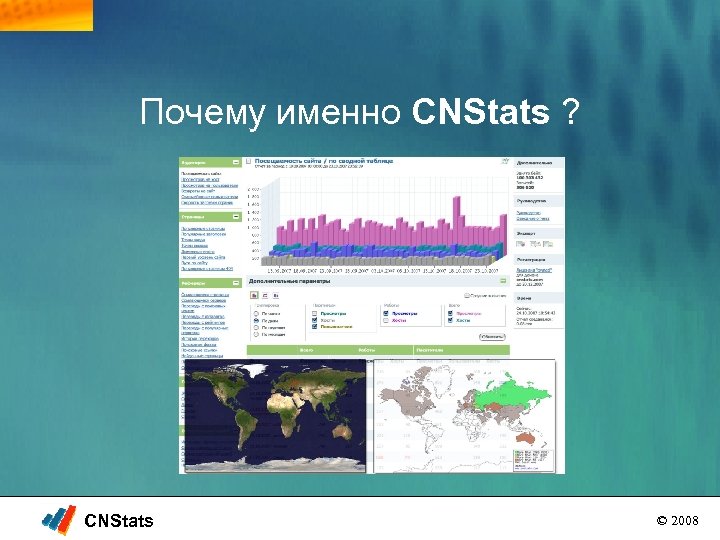 Почему именно CNStats ? CNStats © 2008 