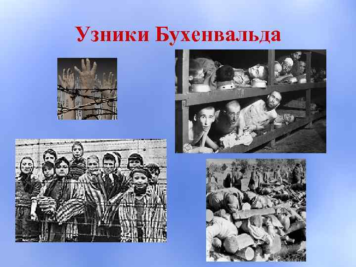 Узники Бухенвальда 