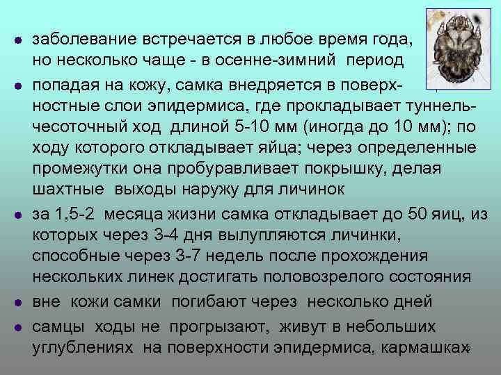 l l l заболевание встречается в любое время года, но несколько чаще - в