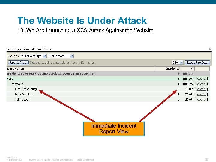 The Website Is Under Attack 13. We Are Launching a XSS Attack Against the