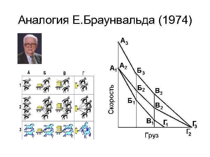 Аналогия Е. Браунвальда (1974) 