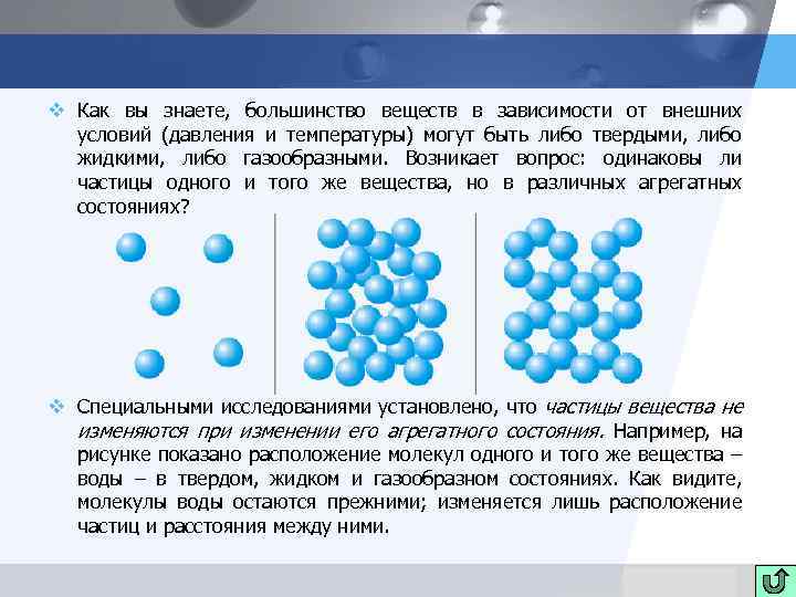 v Как вы знаете, большинство веществ в зависимости от внешних условий (давления и температуры)